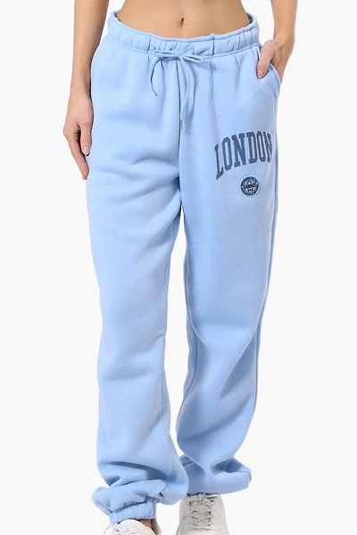London Print Fleece Joggers