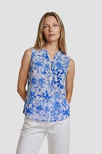 Sleeveless Printed Top