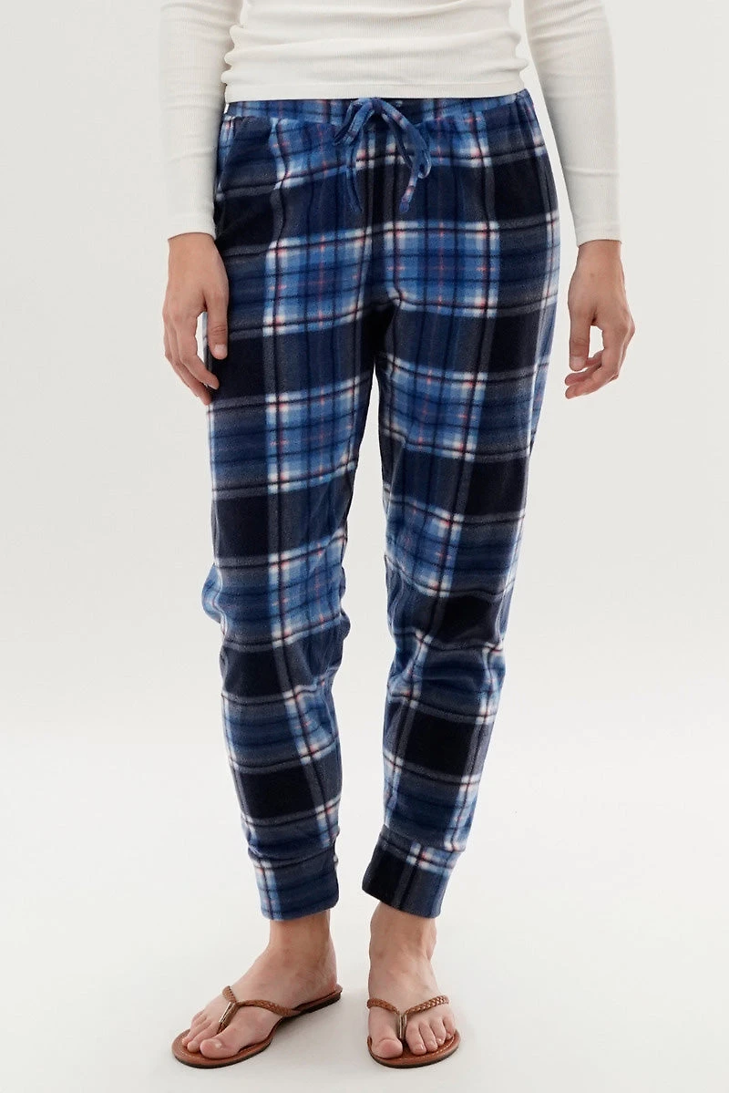 Canada Weather Gear Plaid Pajama Pants - Navy