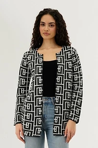 Beechers Brook Long Sleeve Knit Open Cardigan