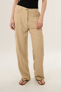 Stylexchange Pleated Pants - Taupe