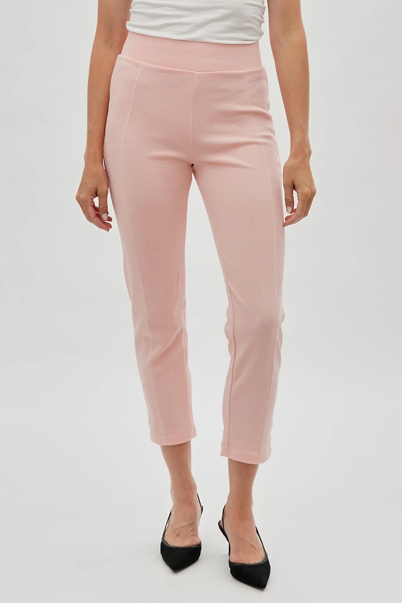 Majora High Waisted Ankle Pants - Pink