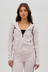 Cropped Active Hoodie - Blush