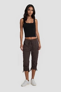 Cotton Stretch Capris