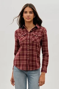 Canada Weather Gear Plaid Button Up Shirt