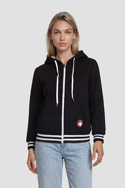 Zip Up Hoodie With Drawstrings