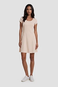 Round Neck Short Dress