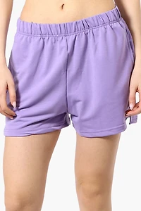 Sport Basic French Terry Shorts - Lavender