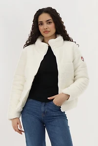 Sherpa Bomber Jacket - White