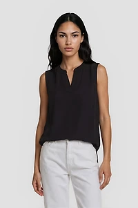Sleeveless V-Neck Top