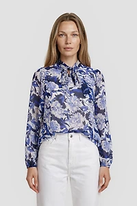 Long Sleeve Tie-Up Shirt