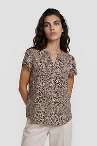 Short Flare Sleeve Shirt