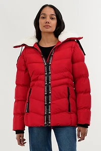 Canada Weather Gear Zip Off Sleeve Bomber Jacket