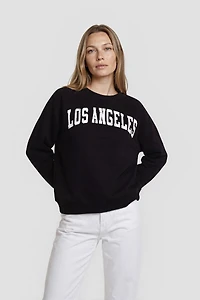 Long Sleeve "London" Sweatshirt - Black
