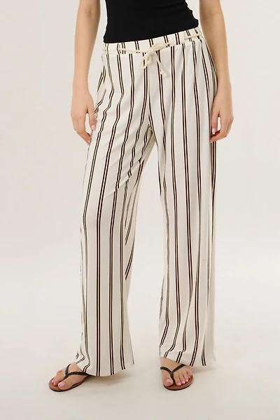 Limite Belted Pants - Brown