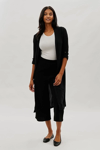 Limite Open Front Lightweight Duster Cardigan