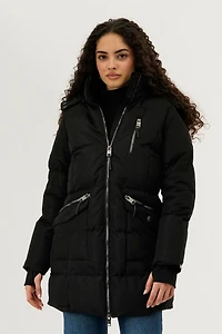 Canada Weather Gear Faux Fur Lined Hood Parka Jacket
