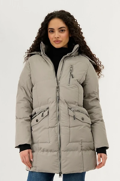 Canada Weather Gear Faux Fur Lined Hood Parka Jacket