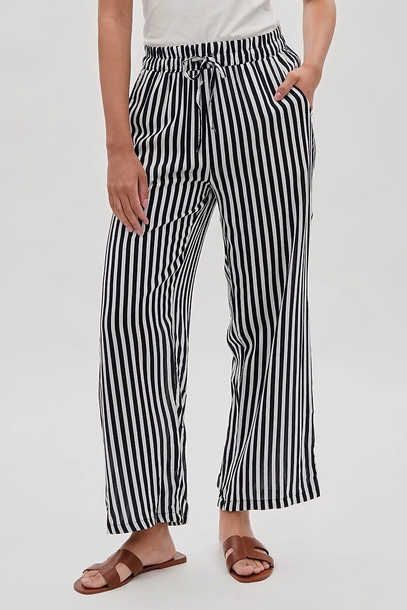 International INC Company Striped Wide Leg Pants