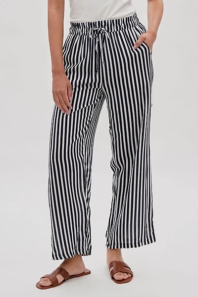 International INC Company Striped Wide Leg Pants
