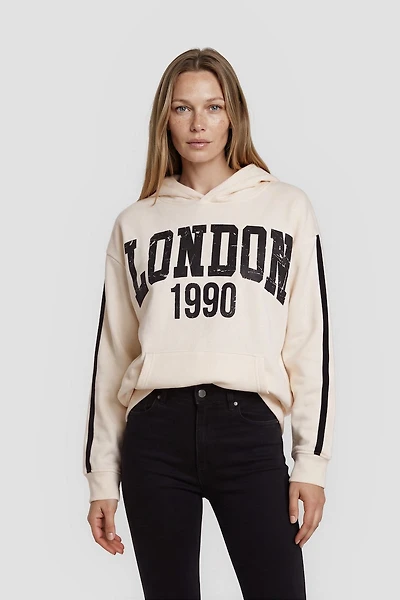 Long Sleeve "London" Hoodie - Beige