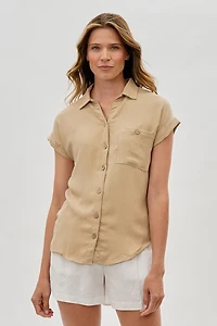 Sylexchange Vintage Short Sleeve Button Down Shirt