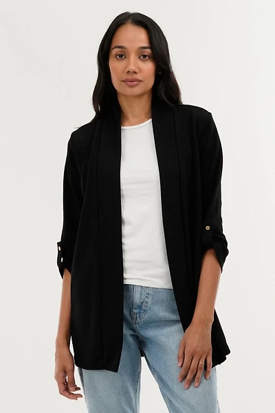 International INC Company Roll Up Sleeve Cardigan