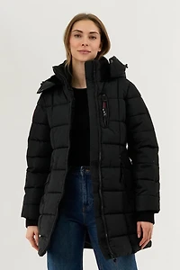 Canada Weather Gear Square Quilted Parka Jacket