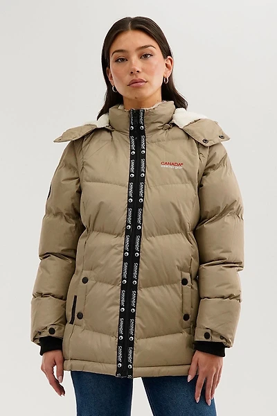 Canada Weather Gear Zip Off Sleeve Parka Jacket