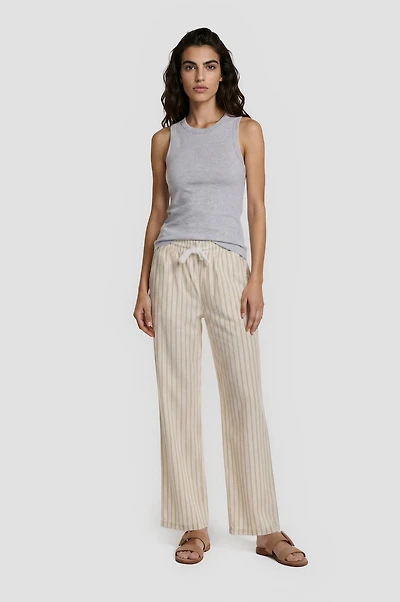 Striped Wide Leg Pants