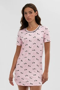 Canada Weather Gear Dog Print Tunic Pajama Top