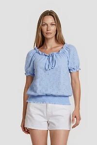 Bell Sleeve Ruffle Shirt