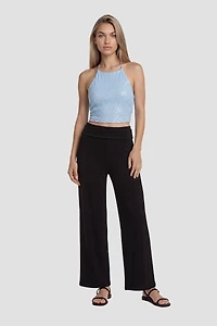 Foldover Flowy Pants