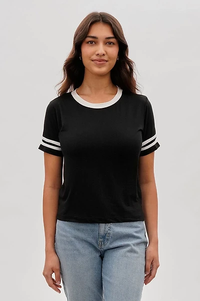 Stylexchange Vintage Striped Ringer Tee
