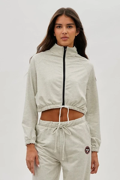 Fahrenheit Cropped Drawstring Lightweight Jacket