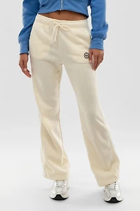 Fahrenheit Wide Leg Fleece Sweatpants - Cream