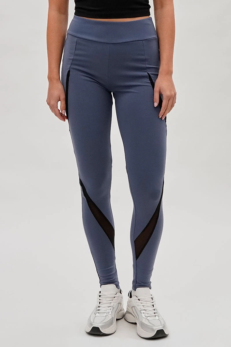 Super Triple Goose High Waisted Leggings - Grey