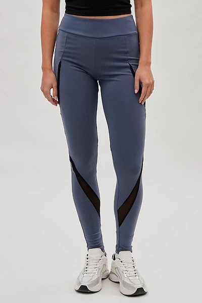 Super Triple Goose High Waisted Leggings - Grey