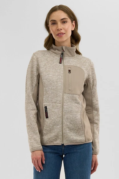 Canada Weather Gear Fleece Zip Up Lightweight Jacket