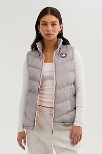 Canada Weather Gear Chevron Puffer Vest