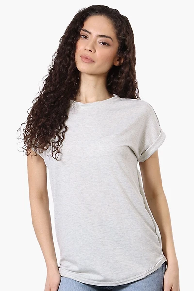 Runaway Bay Sport Basic Cuffed Sleeve Tee