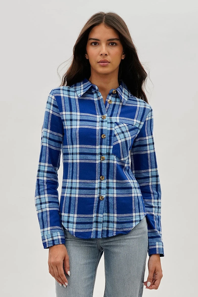 Canada Weather Gear Button Up Flannel Shirt