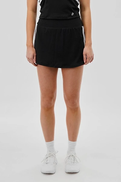 Body Instinct Striped Tennis Skirt - Black