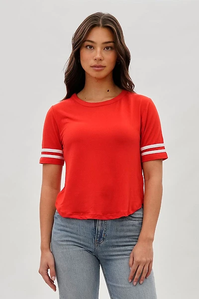 Stylexchange Vintage Striped Varsity Tee