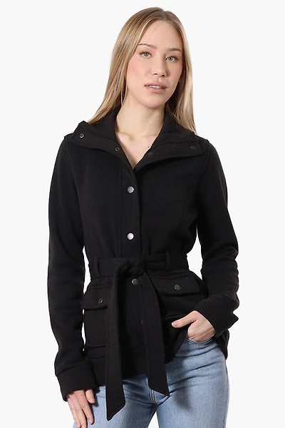 Fahrenheit Belted Fleece Lightweight Jacket