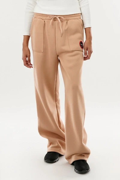 Fahrenheit Wide Leg Sweatpants - Beige