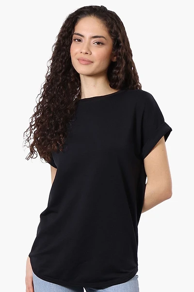 Runaway Bay Sport Basic Cuffed Sleeve Tee