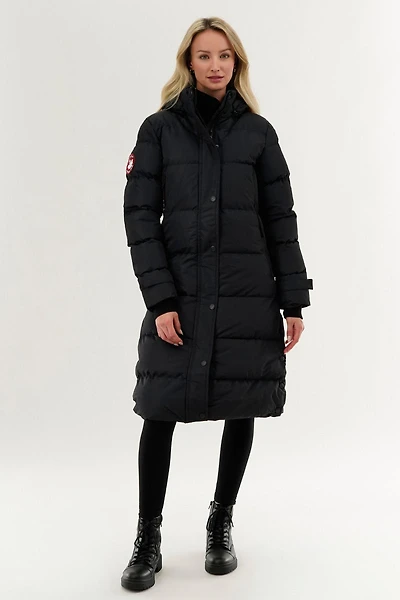 Quilted Maxi Parka Jacket
