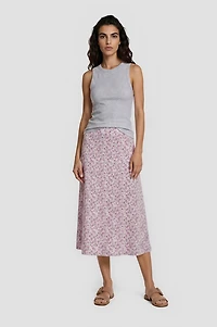 Fold Over Midi Skirt