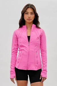 Fitted Yoga Lightweight Jacket - Pink
